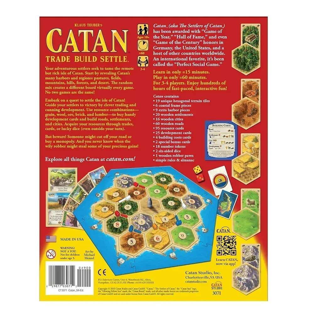 Gra planszowa Catan, układanka – Board Game Catan recenzja i cena